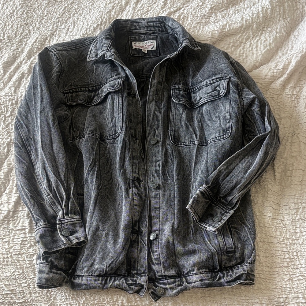 Men's Black Denim Jacket